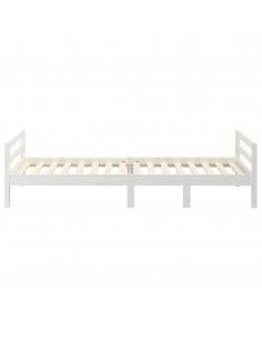 Giroletto Bianco 75x190 cm in Legno Massello di Pino