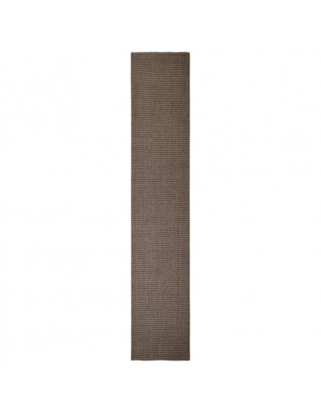 Tappeto in Sisal Naturale 66x350 cm Marrone