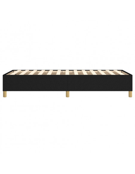 Giroletto a Molle Nero 90x190 cm in Tessuto