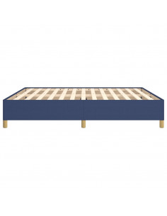 Giroletto a Molle Blu 160x200 cm in Tessuto