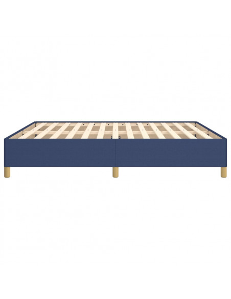 Giroletto a Molle Blu 160x200 cm in Tessuto