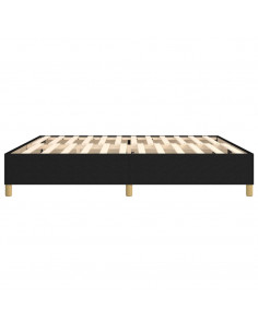 Giroletto a Molle Nero 200x200 cm in Tessuto