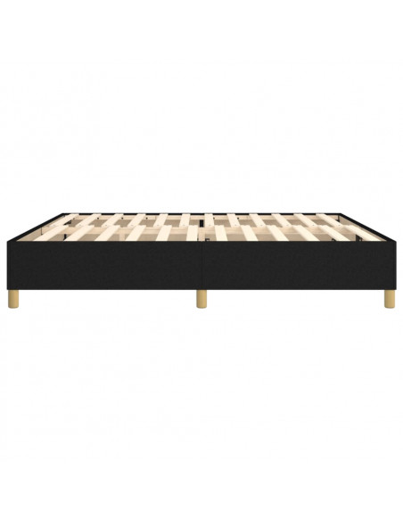 Giroletto a Molle Nero 200x200 cm in Tessuto