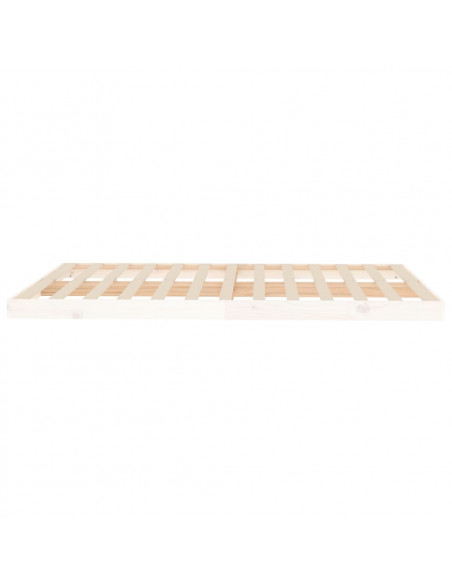 Giroletto Bianco 140x200 cm in Legno Massello di Pino