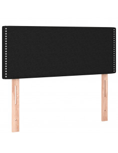 Giroletto a Molle con Materasso Nero 80x200 cm inTessuto