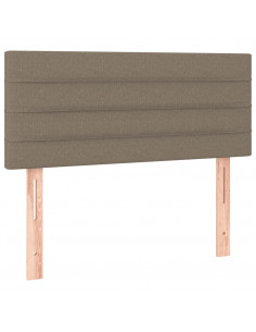 Giroletto a Molle con Materasso Tortora 90x200 cm inTessuto