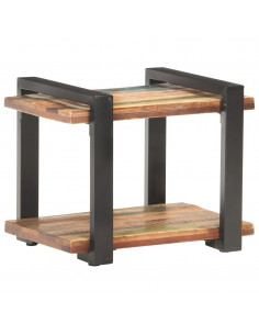 Comodino 50x40x40 cm in Legno Massello di Recupero 2