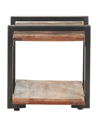 Comodino 50x40x40 cm in Legno Massello di Recupero