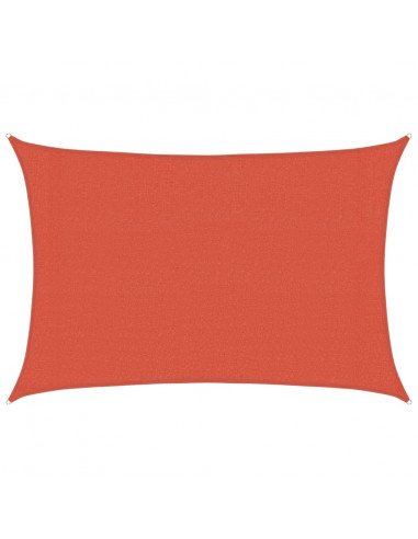 Vela Parasole 160 g/m² Terracotta 3x4,5 m in HDPE