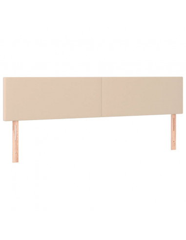 Giroletto a Molle con Materasso Cappuccino 200x200cm Similpelle