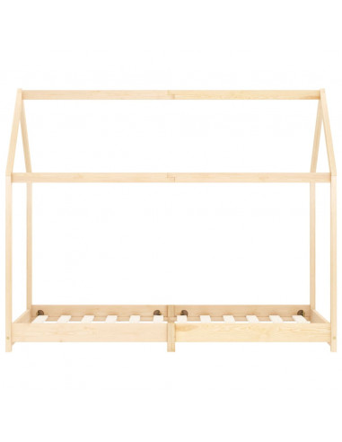 Giroletto per Bambini in Legno Massello di Pino 90x200 cm