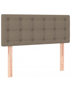 Giroletto a Molle con Materasso Tortora 80x200 cm inTessuto