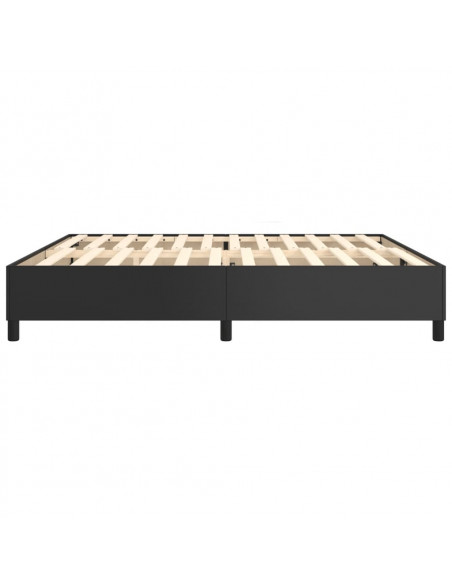 Giroletto a Molle Nero 200x200 cm in Similpelle