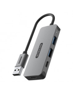 HUB Sitecom CN 5007 USB A Grey Grey