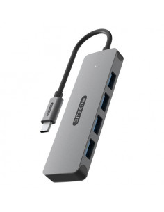 HUB Sitecom CN 5009 USB C Gray Gray