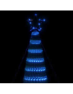 Illuminazione Albero di Natale a Cono 688LED Blu 300cm
