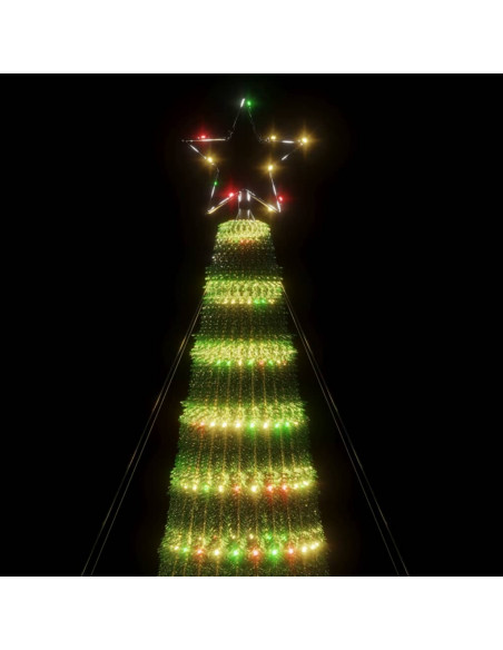 Albero di Natale a LED 688 LED Colorato 300 cm