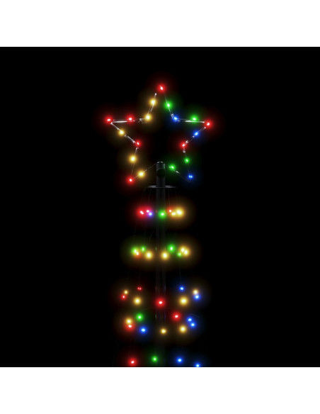 Albero di Natale a LED con Punte 570 LED Colorato 300 cm