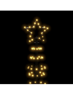 Illuminazione Albero Natale Picchetti 570LED Bianco Caldo 300cm