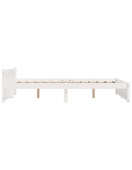 Giroletto Bianco in Legno Massello 140x200 cm