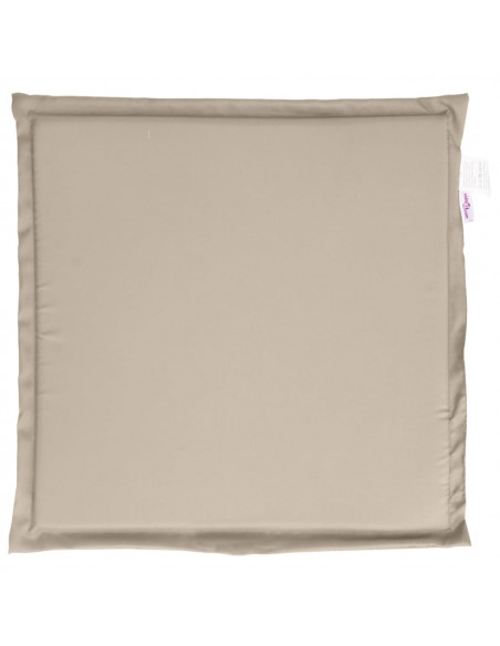 Imbottitura per Seduta Giardino 2pz Tortora 45x45x2 cm Quadrata