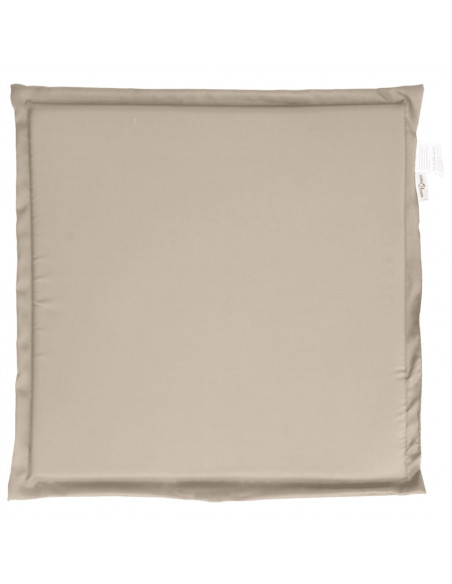 Imbottitura per Seduta Giardino 4pz Tortora 45x45x2 cm Quadrato