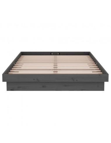 Giroletto Grigio in Legno Massello 120x190 cm Small Double