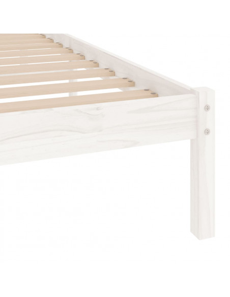 Giroletto Bianco in Legno Massello 90x190 cm Single