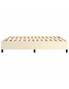 Giroletto a Molle Crema 180x200 cm in Similpelle