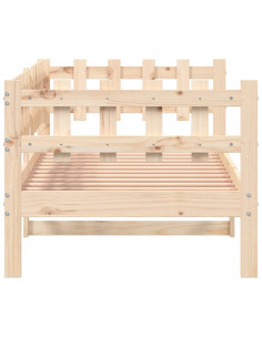 Dormeuse 80x200 cm in Legno Massello di Pino