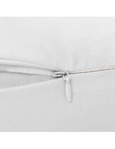 Cuscino per Gravidanza a Forma di J 54x(36-43) cm Bianco 2