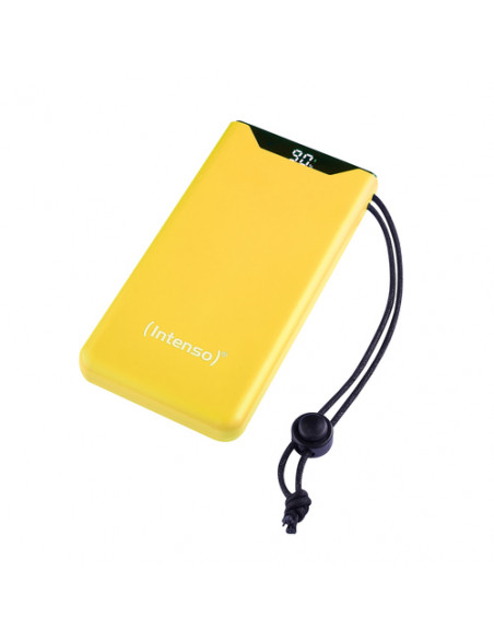 INTENSO POWER BANK  F10000, PD, QUALCOMM QUICK CHARGE 3.0, DIGITAL PERCENTAGE DISPLAY, GIALLO