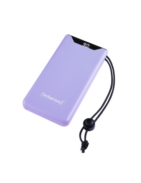 INTENSO POWER BANK  F10000, PD, QUALCOMM QUICK CHARGE 3.0, DIGITAL PERCENTAGE DISPLAY, VIOLA
