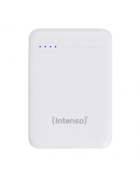 INTENSO POWER BANK 5000MAH USB A+TYPE C  5V-2.1A MICRO USB+TYPE C 5V-2.1A WHITE