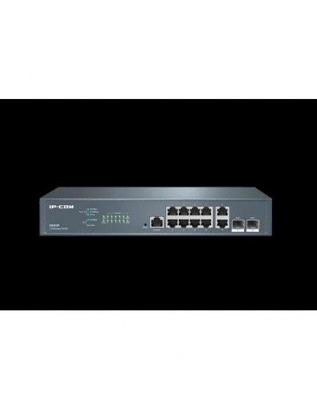 IP-COM SWITCH L3 MANAGED 10X10/100/1000BASE-T + 2 SFP GIGABIT