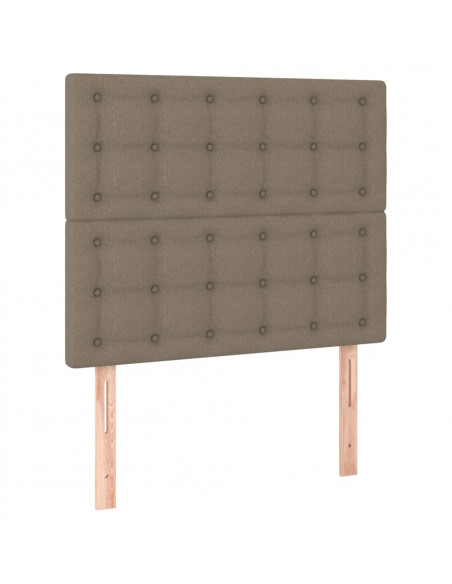 Giroletto a Molle con Materasso Tortora 90x200 cm inTessuto
