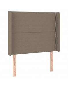 Giroletto a Molle con Materasso Tortora 90x200 cm inTessuto