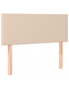 Giroletto a Molle con Materasso Cappuccino 80x200 cm Similpelle