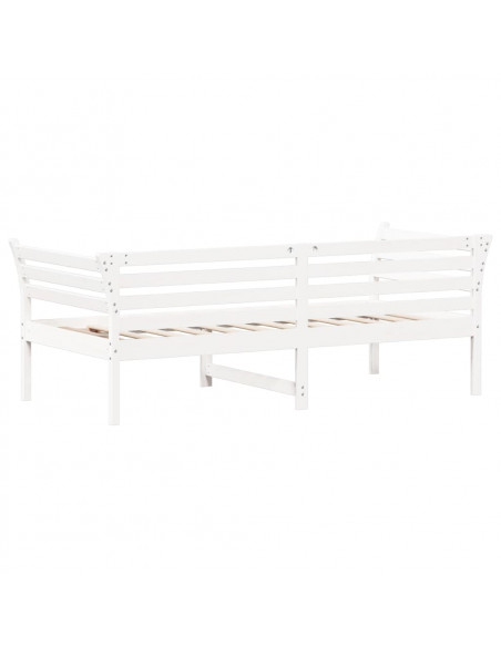 Dormeuse Bianca 75x190 cm in Legno Massello di Pino