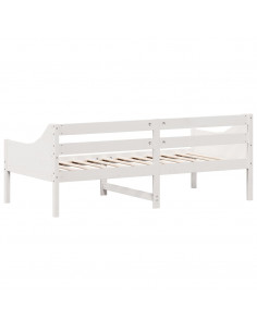 Dormeuse Bianca 75x190 cm in Legno Massello di Pino