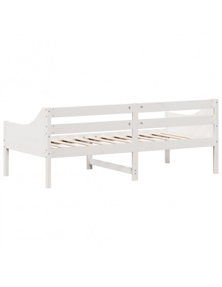 Dormeuse Bianca 75x190 cm in Legno Massello di Pino