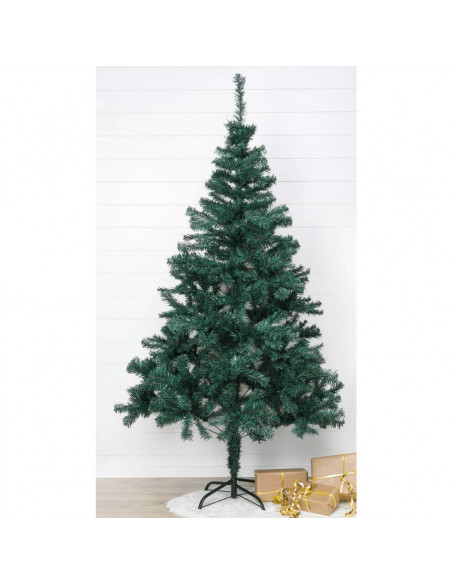 HI Albero di Natale con Supporto in Metallo Verde 180 cm
