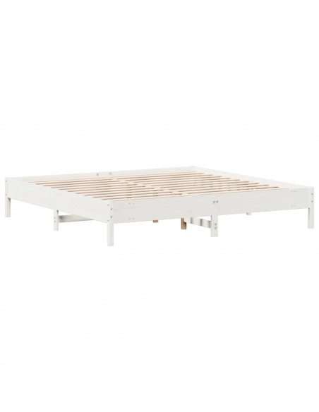 Giroletto Bianco 200x200 cm in Legno Massello di Pino