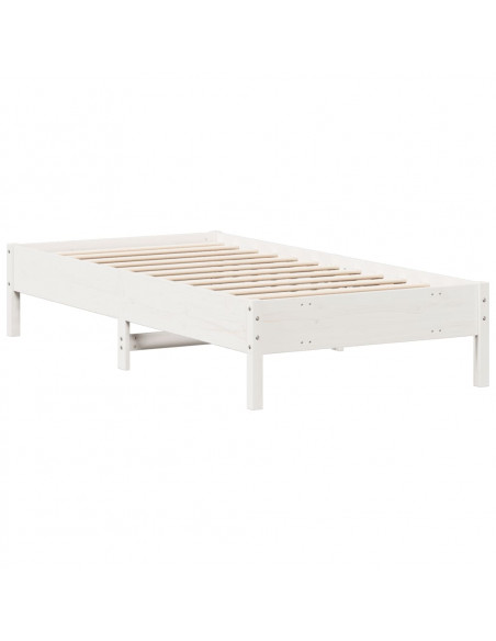 Giroletto Bianco 90x190 cm in Legno Massello di Pino