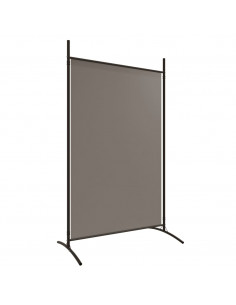 Divisorio a 2 Pannelli Antracite 348x180 cm Tessuto