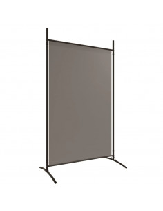 Divisorio a 2 Pannelli Antracite 175x180 cm Tessuto