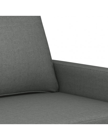 Divano a 3 Posti Grigio Chiaro 180 cm in Tessuto