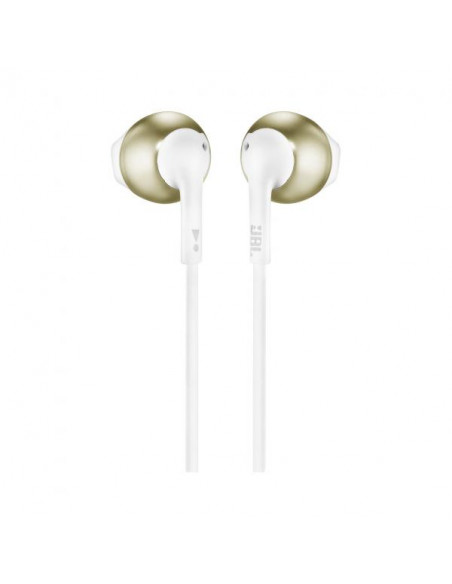 JBL T205 Cuffia Auricolare Champagne, Oro