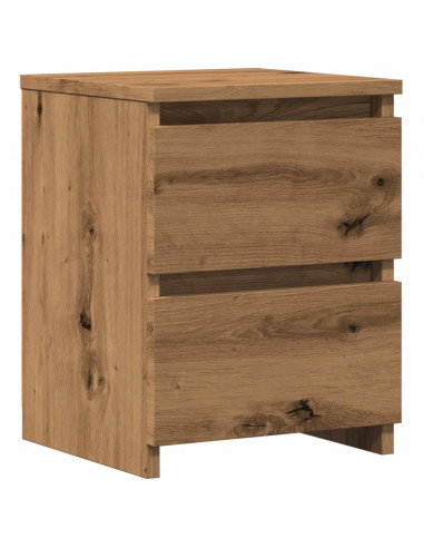 Comodino Rovere Artigianale 30x30x40 cm in Legno Multistrato