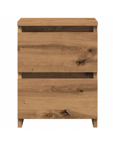 Comodino Rovere Artigianale 30x30x40 cm in Legno Multistrato